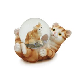 Glitter Ball Cat Snow Globe Animal Animals Snow Globes Kittens Cats