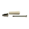 Vermont Castings Ceramic Fallaway Handle Assembly (White with Nickel Nub)