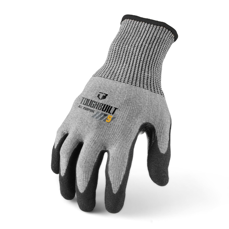 ToughBuilt All-Purpose Nitrile Dipped Gloves - XLarge - TB-P2-112-5-X