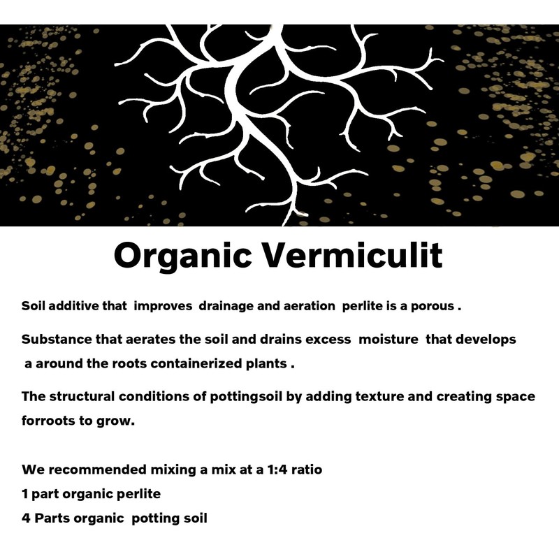 20 QT Professional Grade Horticultural Organic Vermiculite (20 QT, Vermiculite)