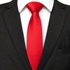 JEMYGINS Slim Plain Men's Tie with a Variety of Colours