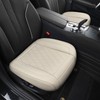 TTMiku 2-Pack Bottom Seat Covers for Cars, Luxury Faux Leather