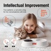 UTEE Cat Double Feeder Bowls, One-Piece Design Feeders Water and