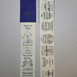 Tiny Book Bookmark Key Chain - Creative Twist on Normal Bookmark bookish merch - Color: Supernatural