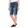 Democracy Ab Solution - Bermudas para mujer, 13 pulgadas, botón