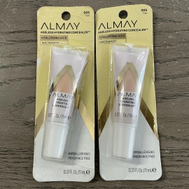 Almay 2 pk Almay Ageless Hydrating Concealer 005 Fair Hyaluronic Acid Cover Up .37 oz