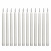 12 PCS Flameless LED Taper Candles – Battery Powered White