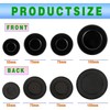 Upgraded Gas Stove Burner Cap Set - 4Piece Metal Cooker