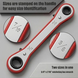 Chumia 4 Pcs Metal Seat Removal Set Including 3 Removal Tools and a 3/8 Inch and 7/16 Inch Ratchet Shower Cartridge Faucet, Remove and Install Hex or Square Faucet Seats Tool