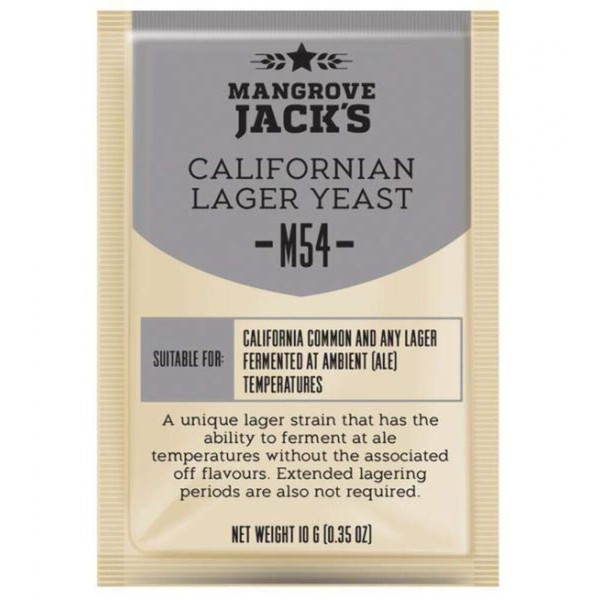 Mangrove Jack’s Craft Series Yeast M54 Californian Lager (10g)