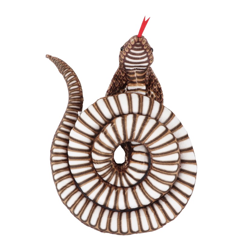 Plush Snake Doll Soft Comfortable Sleeping Pillow Plush Stuffed Snake