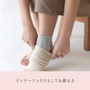 Kinuya SO6596 Easy to Put On Heel Smooth Silk Supporter,