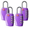 4 Dial Digit TSA Approved Travel Luggage Locks Combination for