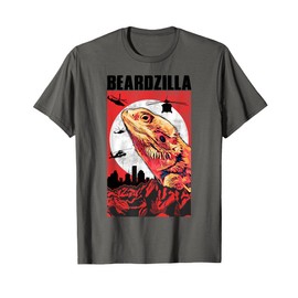 Bearded Dragon Gift Beardzilla Funny Bearded Dragon T-Shirt