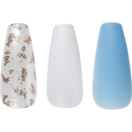 CALA "Glam Couture" uas postizas (24 uas en 12 tamaos, con detalles en oro)
