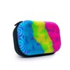 ZIPIT Rainbow Wavy Silicone Top Pencil Box for Kids, Elementary