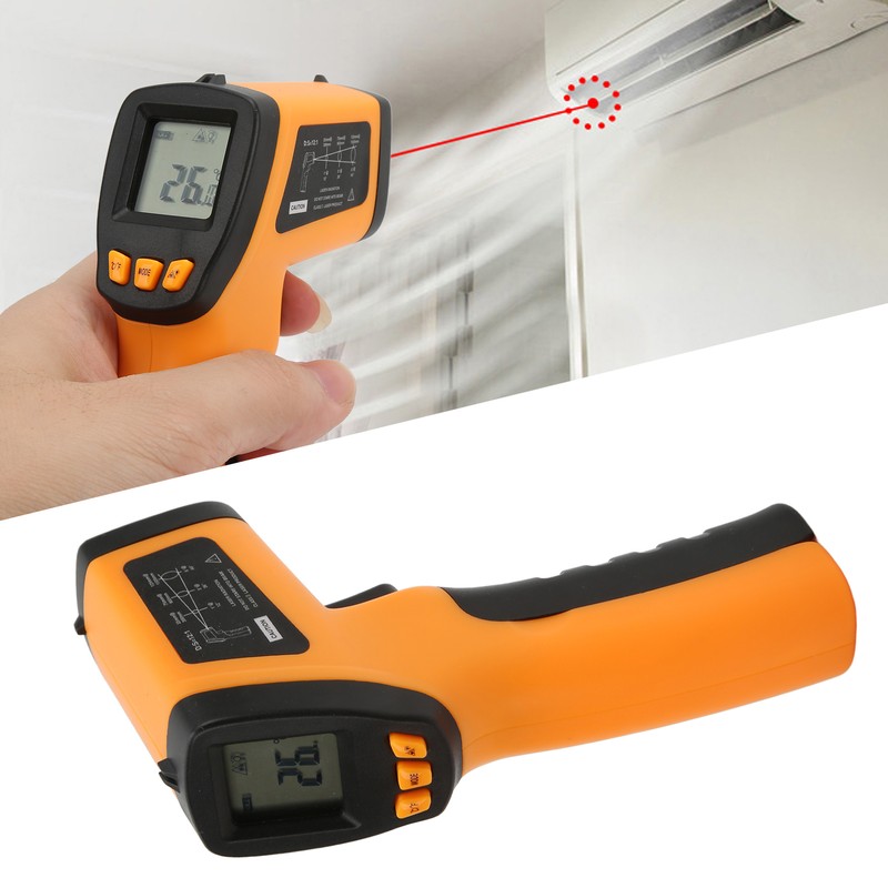 520E Digital Infrared Thermometer High Accuracy Thermometer Portable Non Contact