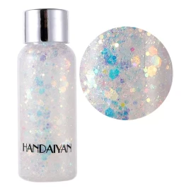Handaiyan Gel Con Purpurina Para El Cuerpo Lentejuelas A Escala 30ml