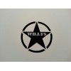 Unbranded ARMY STAR DECAL *FOR 4 WHEEL DRIVE * WILLYS