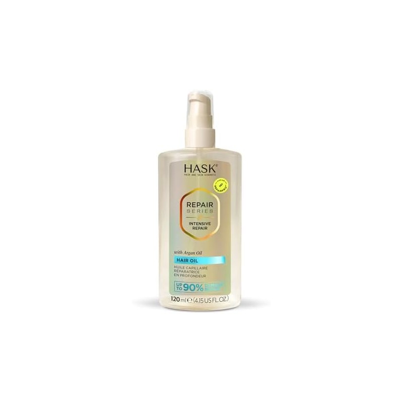 HASK, Aceite Capilar Intensive Repair, Reparación del Cabello Dañado, con