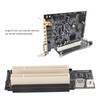 PCI E to Dual PCI Card Plug and Play PCB