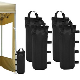 TUZHE Weights for Gazebo, Pack of 4, Gazebo Weights Sandbags for Filling Weighting Sandbag Weight Made of 800D Oxford