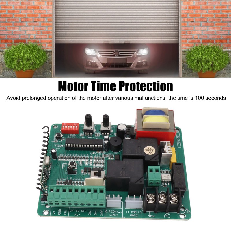 Sliding Gate Motor Control Board LED Indication Electric Door Motor