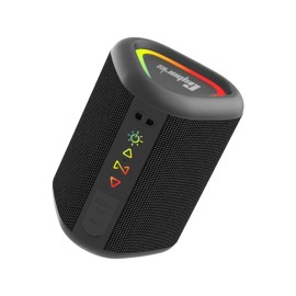 S1 Small Wireless Speaker, IPX6 Waterproof Portable, BT5.3 with Stereo TWS Pairing, LED Light, Supports Call Radio TF Card AUXcolor: Red