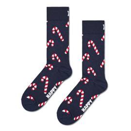 Happy Socks Unisex Candy Cane Socks, Multi-Colour, 3-7, multicoloured