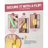 Jack N’ Drill Flip Action Door Lock (6 Pack)- Reversible