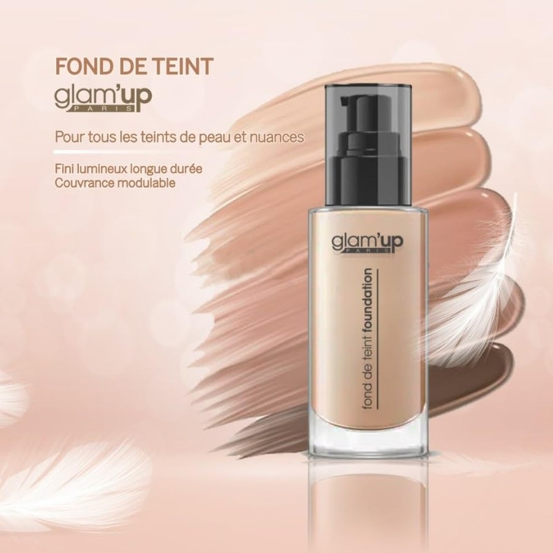 Glam'Up Paris - Liquid Complexion Bottle with Pump - No.1