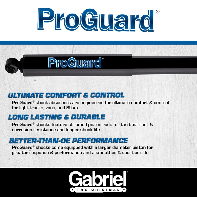 Gabriel 61663 ProGuard Front Shock Absorbers for Chevrolet Avalanche, Silverado,