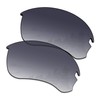SmartVLT Men's Grey Gradient Replacement Lenses for Oakley Flak Draft
