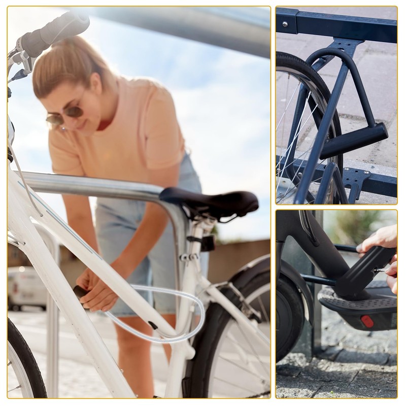 iScooter U Lock with 4ft Cable and Mounting Bracket, Scooter