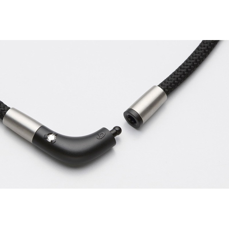 Phiten RAKUWA Magnetic Titanium V - Shaped Necklace, black