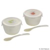 Richell Peanuts Collection Baby Food Divided Cup Set (Includes Lid