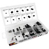 Performance Tool W5237 200pc SAE Hex Screw Assortment With Case