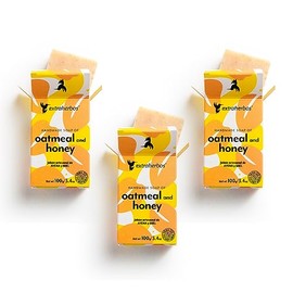 Pack 3 de Jabones Artesanales de Avena y Miel para pieles mixtas de Extraherbos, Control de grasa