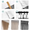 Heavy Duty Zinc Metal Drapery Pin Hooks (50 Pack) for