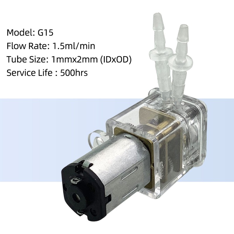 GROTHEN Peristaltic Pump Dosing Pump Mini Pump Liquid Self-priming Water Pump