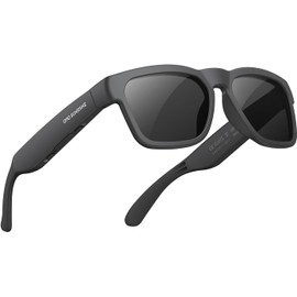 OhO sunshine - Gafas de sol con sonido, control de voz y auriculares abiertos, escucha música y llamadas con subir y bajar el volumen, gafas inteligentes Bluetooth 5.0 y función impermeable IP44 para deportes al aire libre