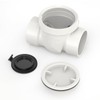 GASHER 4" PVC Backflow Preventer Valve, Sewer Check Back Flow