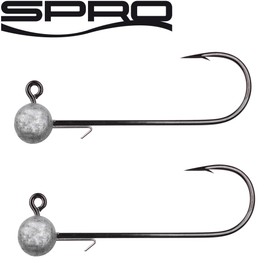 Spro Jighead HD 90 Special Jig – 2 Jig Hooks for Rubber Fish, Jig Head for Rubber Bait, Lead Head for Rubber Shads, Jigs, Size: 5 g / Size 12/0