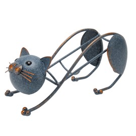 Wine Holder Cat Style Sturdy Metal Space Saving Decorative Stylish Firm Stable Wine Rack for Family Office Bar
