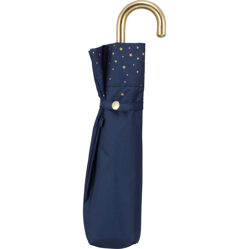 Wpc. 801-16970-102 Parasol Folding Umbrella, Light Shielding Rimster, Mini Navy,