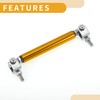 Partuto 2pcs 7.5cm/2.95in Car Splitter Support Rods Adjustable Front Rear
