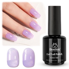 Beetles Purple Gel Nail Polish - 15ml (0.51 FL.OZ) Vibrant Spring & Summer Soak-Off UV/LED Gel for DIY & Salon Manicures Nail Art Design