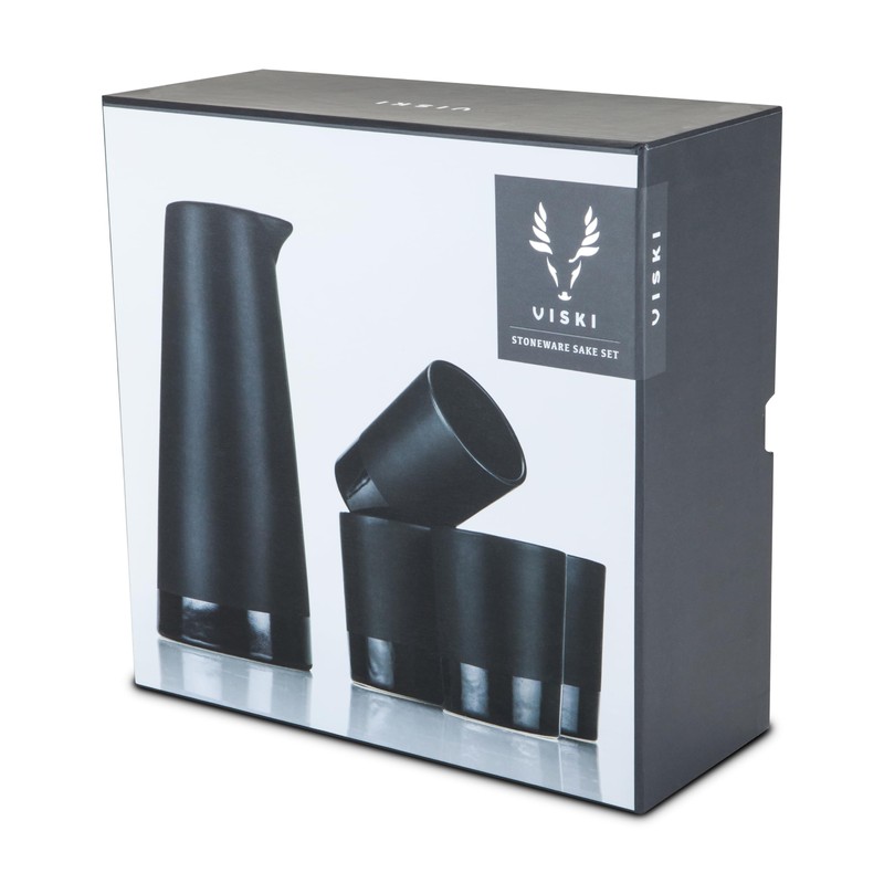 Viski Harrison Sake Gift Set, Pitcher and Tumbler set for