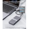 ORICO - Carcasa SSD NVMe de 40 Gbps, adaptador M.2