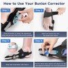 HUQKIYA Bunion Corrector for Women & Men, Orthopedic Bunion Splint